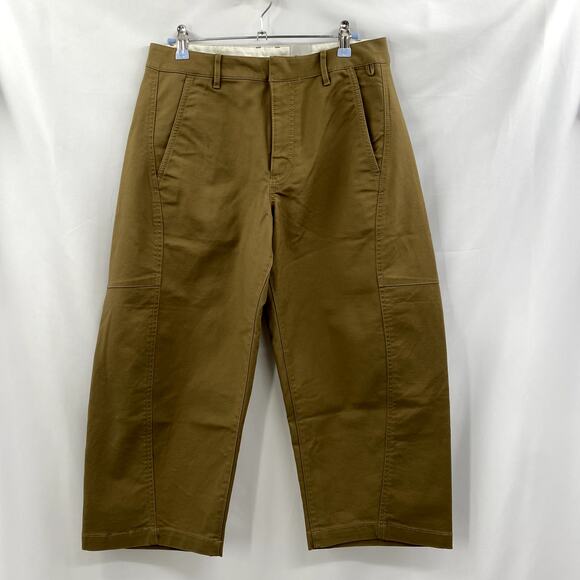 Anthropologie Maeve Barrel green chino Pants - Picture 2 of 5